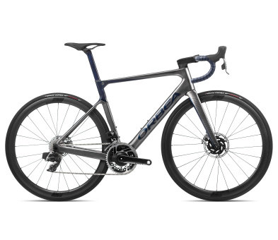 Orbea ORCA M11eLTD PWR - 2023 | Glitter Anthracite - Blue Carbon View 