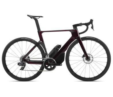 Orbea ORCA AERO M31eLTD PWR - 2023 | Wine Red Carbon View - Carbon Raw 