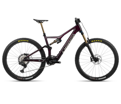 Orbea RISE M-TEAM - 2024 | Wine Red Carbon View - Titan 