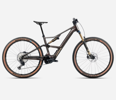 Orbea RISE SL M10 420W - 2025 | Cosmic Carbon View - Golden Sand 