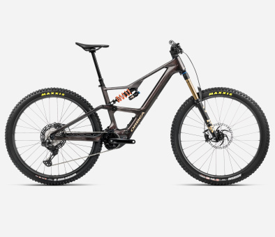 Orbea RISE LT M-TEAM 420W - 2025 | Cosmic Carbon View - Golden Sand 