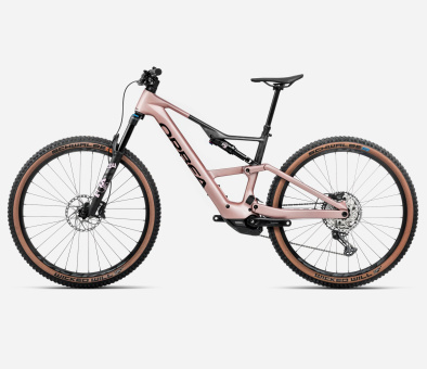 Orbea RISE SL M20 420W - 2025 | Desert Rose - Carbon Raw 